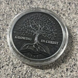 Growing in Christ Coin